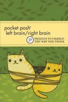 Image of Pocket Posh Left Brain/right Brain by The Puzzle Society Book
