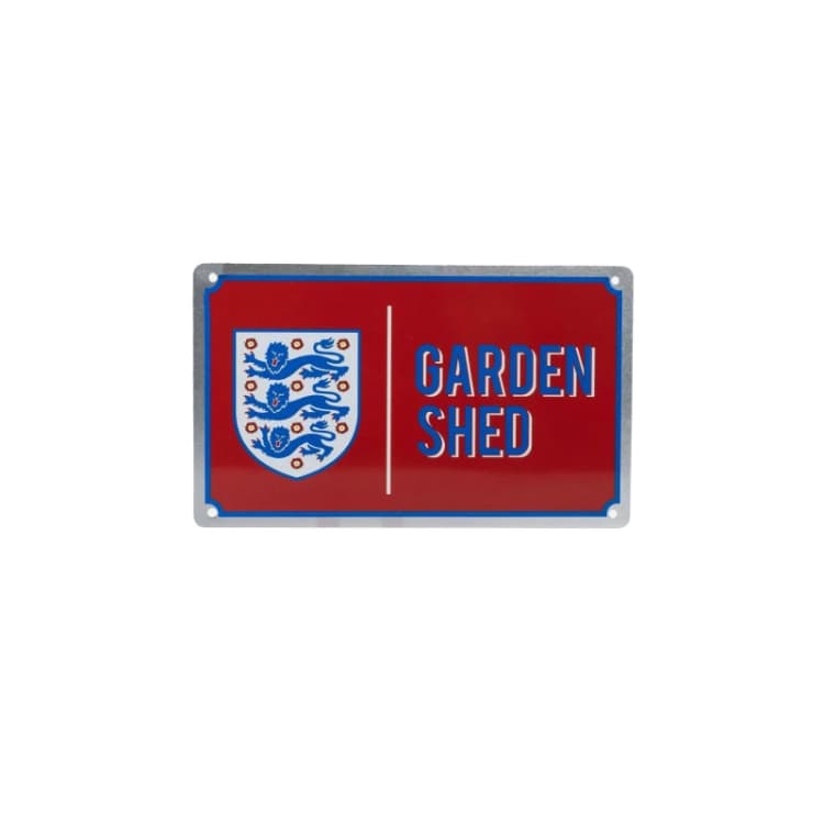 Image of Team Garden Shed Hanging Sign Adults - White White One Size