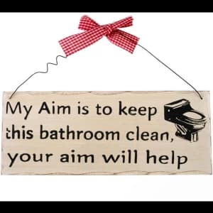 Image of My Aim Hanging Sign