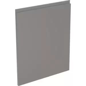 Image of Kitchen Kit Flatpack J-Pull Appliance Door Super Gloss 715x596mm in Dust Grey Mdf