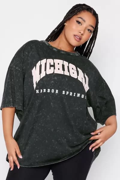 Image of Printed Oversized T-Shirt