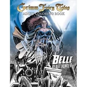 Image of Grimm Fairy Tales Adult Coloring Book: BELLE