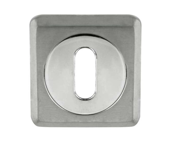 Image of LocksOnline Inner-Circle Square Keyhole Escutcheon
