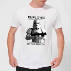 Image of Star Wars Employee Of The Month Mens T-Shirt - White - S