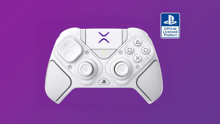 Image of TURTLE BEACH Victrix Pro BFG Reloaded Wireless Controller for PlayStation - White 840454400847