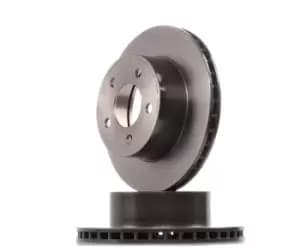 Image of PAIR PAINTED BREMBO BRAKE DISCS 09.7421.81