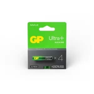 Image of GP GPPCA24UP178 GP Ultra Plus Alkaline AAA 4's Single hook paper box