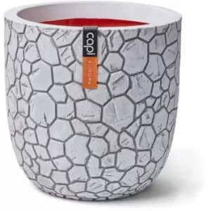 Image of Egg Planter Clay Ball 43 x 41cm Ivory Capi White