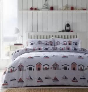 Image of Beach Huts Duvet Cover Set
