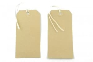 Image of Q Connect Strung Tag 120x60mm Bf Pk1000