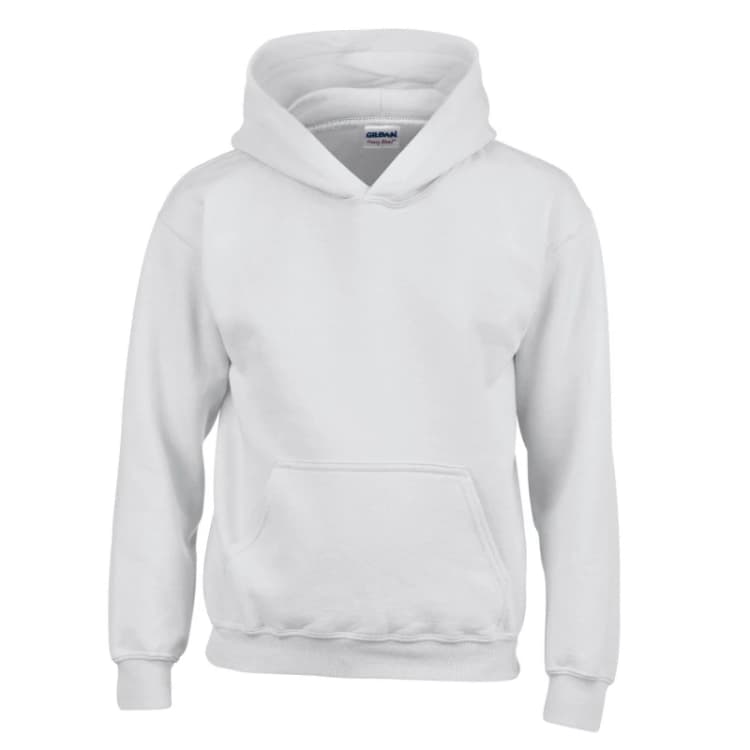 Image of Gildan Heavy Blend Hooded Sweatshirt White unisex