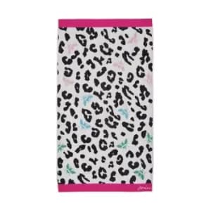 Image of Joules Leopard Bee Hand Towel, Multi