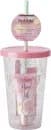 Image of Style & Grace Bubble Boutique Travel Cup Gift Set - 30ml Hand Lotion, 8ml Lip Gloss Vanilla, Nail File, Water Bottle