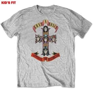 Image of Guns N' Roses - Appetite for Destruction Kids 11 - 12 Years T-Shirt - Grey