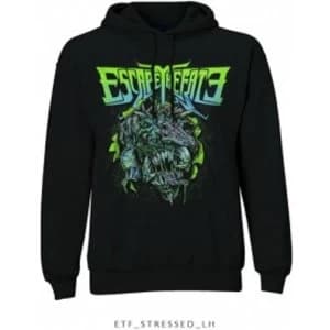 Image of Escape The Fate Stressed Pullover Hoodie Black: Large