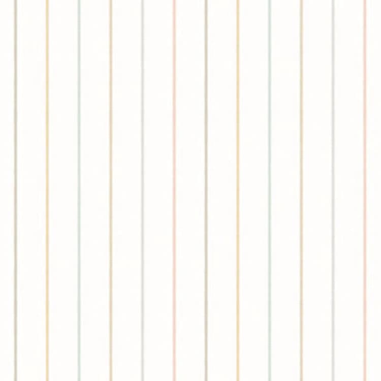 Image of Hoopla Walls Scallop Stripe - Linen & Straw Mix 10M Wallpaper