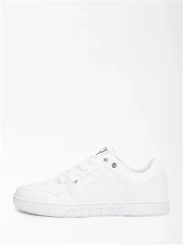 Image of GUESS Sneakers Women White Ecopelle - Faux Leather