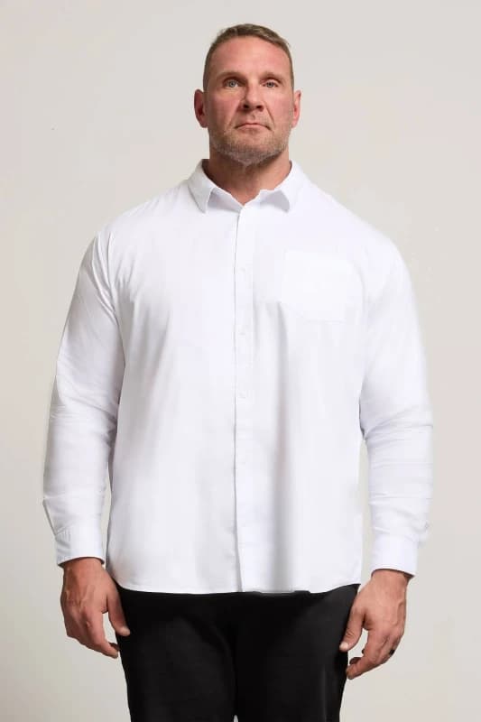 Image of BadRhino Stretch Long Sleeve Shirt White
