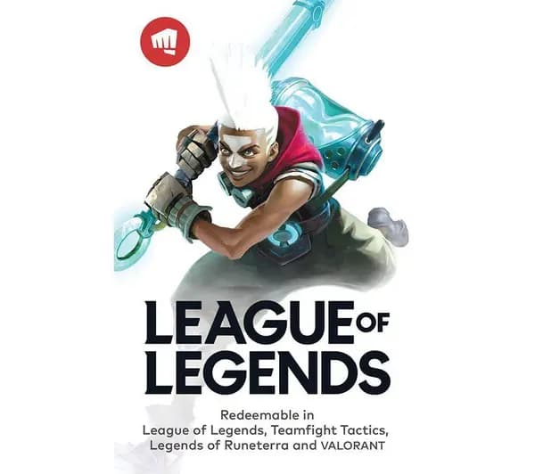 Image of RIOT League of Legends Virtual Currency Gift Card - £9