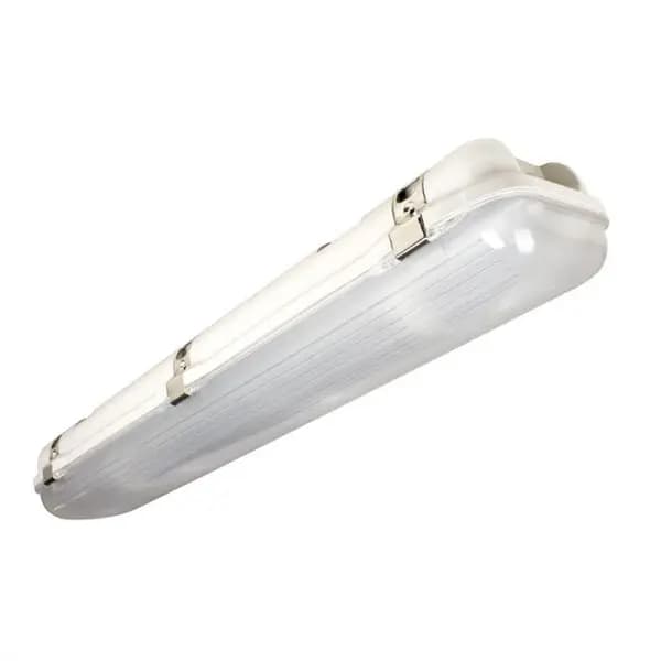 Image of Robus VULCAN 2x40W LED Corrosion Proof, IP65, 5ft, Grey, 5000K, Emergency With frosted diffuser RVUF805FTE-24