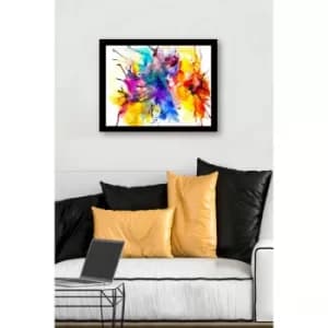 Image of SC0848 Multicolor Decorative Framed MDF Painting