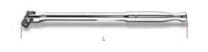 Image of Beta Tools 900 M/35 1/4" Square Drive Swivel Metal Handle 130mm 009000845