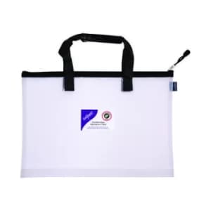 Image of Snopake EVA Mesh High Capacity Project Zippa Bag A4 405x280mm Black 15870