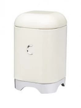 Image of Lovello Coffee Canister In Vanilla Cream