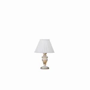 Image of Firenze 1 Light Small Table Lamp Gold, Ivory, E14
