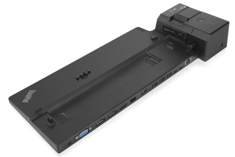 Image of Lenovo 01HY744 laptop dock/port replicator Docking Black