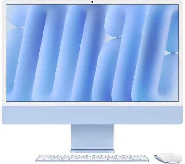 Image of Apple iMac 24", M4, 10-Core GPU, 512GB - 2024 - Blue