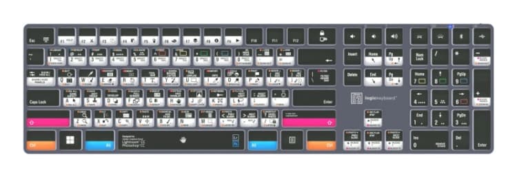 Image of Logickeyboard LKB-PSLR-TPC keyboard Home/Office USB + Bluetooth QWERTY