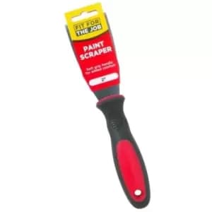 Image of Fit For The Job 2" Soft Grip Paint Scraper- you get 6