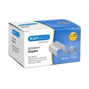 Image of Rapesco 923/8mm (23 Type) Galvanised Staples PK4000