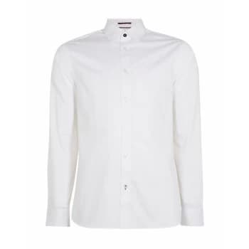 Image of Ted Baker Bobcut Ls Satin Stretch Shirt - WHITE