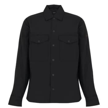 Image of Hugo Boss Lowarm Overshirt Black Size S Men