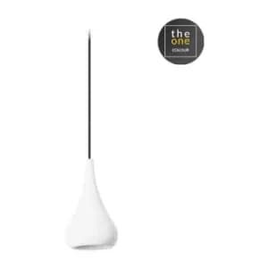Image of Designer pendant light Cherry White metal 1 bulb 150cm