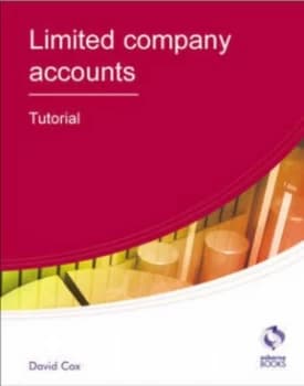 Image of Limited Company Accounts. Tutorial by David Cox and Derek Street Paperback