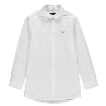 Image of Gant Twill Shirt - White