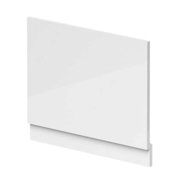 Image of Balterley MDF Bath End Panel & Plinth - 700mm - Gloss White White unisex