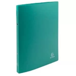 Image of Exacompta Ring Binder Polypropylene A4 2 ring Dark Green Pack of 25