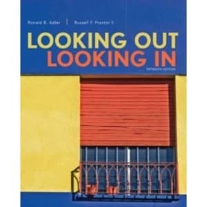 Image of Looking Out, Looking In by Ronald Adler, Russell F. Proctor (Paperback, 2015)