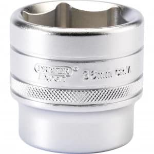Image of Draper 1/2" Drive Satin Finish Hexagon Socket Metric 1/2" 36mm