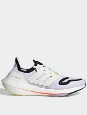 Image of adidas Ultraboost 22 Shoes, White/White, Size 3.5, Women
