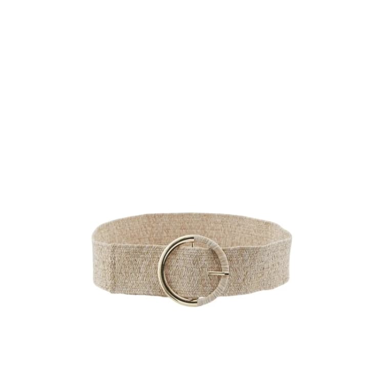 Image of Pieces Womens belt Pieces Sidsel Beige Female 70 cm