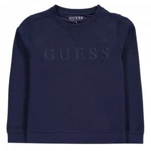 Image of Guess Icon Sweatshirt - Navy