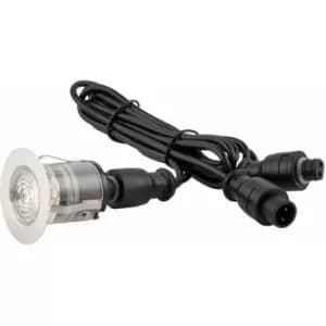 Image of Loops - Single Recessed 35mm Decking Light Module - 0.65W cct LED - Stainless Steel
