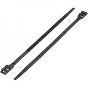 Image of Cable tie 265mm Black Double head KSS 1091163