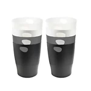 Image of Exacompta Ecobin Office, Black/Shades of Grey, Pack of 8