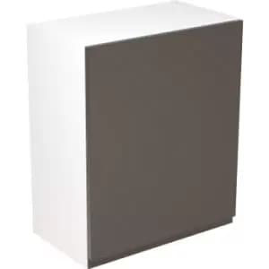 Image of Kitchen Kit Flatpack J-Pull Kitchen Cabinet Wall Unit Ultra Matt 600mm in Graphite MFC